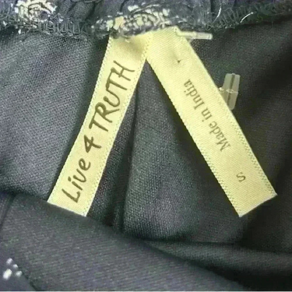 Live for Truth Women's Blue & White Elephant Print Palazzo Pants Size S boho - Picture 10 of 13